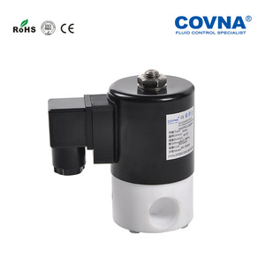 โซลินอยด์วาล์ว Covna รุ่น HKFP 06-10 แบบทำงานโดยตรง สำหรับกรดและด่างที่มีความเข้มข้นสูง 24V ชนิดปกติปิด - Product Image 1