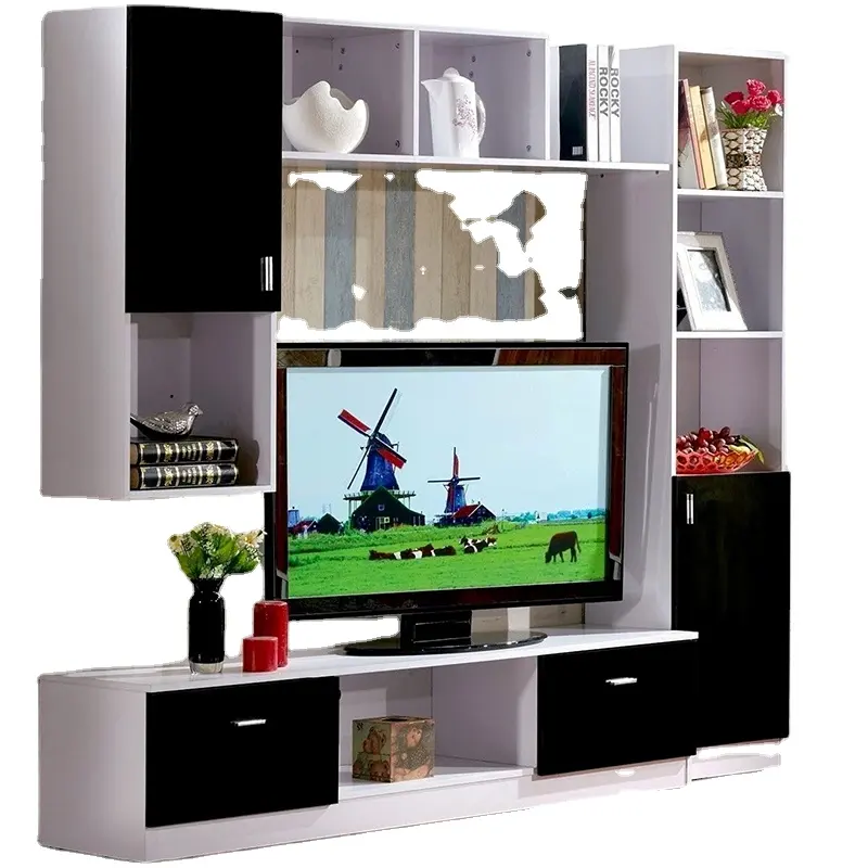 China Factory Made New Model Tv Stand Wall Units Designs