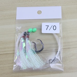 6/0 7/0 8/0 9/0 thép carbon cao vòng tròn móc câu cá biển cá hồng biển cá hồi câu cá jigging sabiki giàn phát sáng phát sáng - Product Image 3