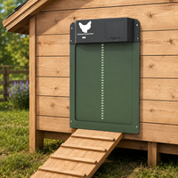 Porte de poulailler automatisée sensible à la lumière, nouvelle génération, intelligente, en ABS, étanche, avec minuterie, vente en gros, fourniture directe usine OEM