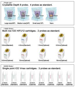 Portable 4-in-1 Hifu Machine Single Point Ice Vmax Crystallite Depth 8 Ice Hammer Facial Lifting Improve Enlarged Pores - Product Image 6
