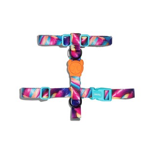H3D สายรัดอกแบบ Bounce สำหรับสุนัข ปรับได้ ดีไซน์ลายทางสีสันสดใส - Product Image 2
