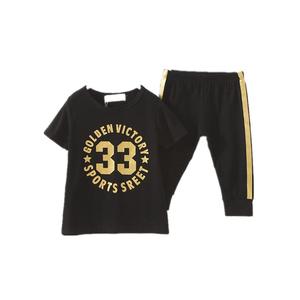 Vêtements pour enfants en gros, ensembles décontractés, t-shirt à manches courtes et pantalon court pour garçons, provenant d'un fournisseur chinois - Product Image 1