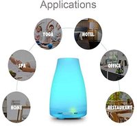 Diffuseur d'aromathérapie à ultrasons 100ML 100ML avec mode de brume réglable, diffuseur d'arôme à arrêt automatique pour chambre/bureau/voyage
