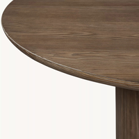 Table à manger portable en bois massif, finition moderne et unique, artisanale, de luxe, pour boutique/villa, hôtel, ferme