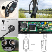 Cargador de Vehículos Eléctricos XTEVSE Tipo 1 AC 16A/32A 7kW Portátil Nuevo BYD Compatible con Leaf