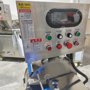 Có thể điều chỉnh độ dày cơ giới rau & trái cây dicing/máy cắt với lá thân tách cho bánh sử dụng - Product Image 2