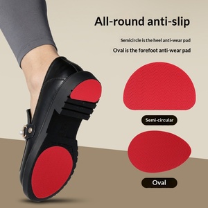 Autocollant de semelle en silicone antidérapant et invisible pour <span class=keywords><strong>talon</strong></span> haut, <span class=keywords><strong>anti</strong></span>-usure, silencieux, universel, pour modification de la taille et protection des chaussures - Product Image 1