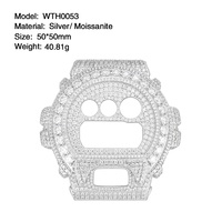 Bijoux de luxe Hip Hop Gshock, montre en argent sterling 925 sertie de diamants Moissanite VVS, lunette pour GW6900-1