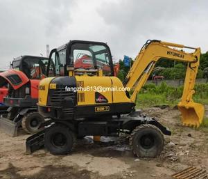 Excavatrice sur chenilles d'occasion Hyundai R60W-7 d'origine coréenne à vendre - Product Image 6