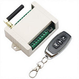Control Remoto Inalámbrico Universal RF433MHz, Transmisor DC 12V 24V AC12-36V, Receptor de 2 Canales, Relé para Puerta de Garaje, Código de Aprendizaje, 50M 2 - Product Image 4