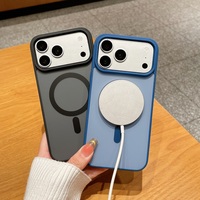 Coque de téléphone magnétique givrée mate à prix avantageux pour iPhone 17 16 18 Pro Max, compatible avec iPhone 15 14 13 12, avec boîte
