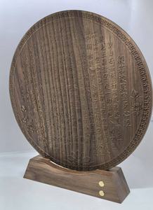 Nicho budista, decoración para colgar en la pared, imagen en relieve tallada con patrón Circular, del corazón <span class=keywords><strong>de</strong></span> <span class=keywords><strong>Buda</strong></span> Sutra, mejora la atmósfera Zen - Product Image 2