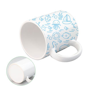 Venta al por mayor una taza de cerámica regalo personalizado Taza de cerámica para café taza de porcelana blanca taza de gres - Product Image 2