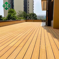Revêtement de terrasse extérieure en WPC, plancher composite pour extérieur, plancher de terrasse en WPC, lames de terrasse en WPC