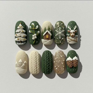 <span class=keywords><strong>Uñas</strong></span> <span class=keywords><strong>de</strong></span> alta calidad para fiesta Diseño <span class=keywords><strong>de</strong></span> Año Nuevo Forma <span class=keywords><strong>de</strong></span> <span class=keywords><strong>Navidad</strong></span> <span class=keywords><strong>de</strong></span> lujo Acrílico Hecho a mano Prensa <span class=keywords><strong>en</strong></span> <span class=keywords><strong>uñas</strong></span> - Product Image 5