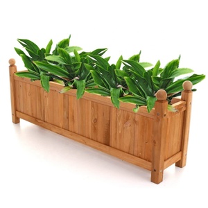 Grands bacs à plantes en <span class=keywords><strong>bois</strong></span> pour jardin d'extérieur, <span class=keywords><strong>taille</strong></span> personnalisée, pour légumes, <span class=keywords><strong>fleurs</strong></span>, plantes, lits de plantes, caisses en <span class=keywords><strong>bois</strong></span> - Product Image 1