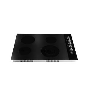 Table de cuisson en céramique à 4 éléments avec cadran rotatif en métal à double zone pour la cuisine - Product Image 3