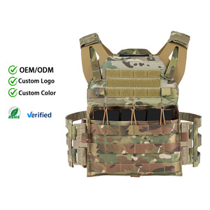 Gilet tactique JPC 2.0, porte-plaques personnalisé, système MOLLE, libération rapide, entièrement modulaire, léger, équipement de terrain CS - Product Image 2