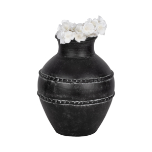 Vase en terre cuite moderne, vase décoratif pour fleurs, pour la décoration de la maison, salon, élément d'ameublement élégant, vase en céramique et porcelaine - Product Image 2