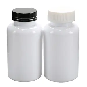 Контейнер от производителя, мини пластиковая белая бутылка для таблеток 400 мл с круглым дном 30 мл, белая пластиковая бутылка для таблеток hdpe