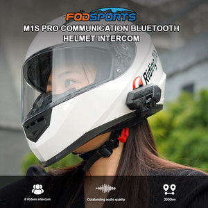 Fodsports 4-10Riders Serie <span class=keywords><strong>M1</strong></span>, Auriculares Inalámbricos de Alta Calidad para Motocicleta, <span class=keywords><strong>Intercomunicador</strong></span> Bluetooth para Motocicleta - Product Image 2