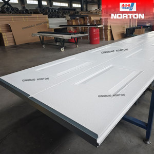 Hiện đại PU bọt ngón tay bảo vệ chống nước 40mm/50mm ngoài trời bảng điều khiển cửa nhà để xe với cách nhiệt <span class=keywords><strong>Polyurethane</strong></span> - Product Image 3