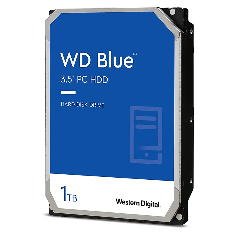 1TB 2TB 3TB 4TB 6TB 8TB WD ब्लू पीसी आंतरिक हार्ड ड्राइव डिस्क HDD - 7200 RPM, SATA 6 Gb/s, 64 MB कैश, 3.5 " - WD10EZEX