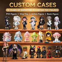 Figuras de Acción Coleccionables de Diseño Personalizado, Modelo Original Chibi, Juguetes de Arte en PVC Sofubi para Decoración del Hogar