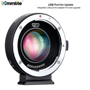 Adaptateur de monture d'objectif Commlite CM-AEF-MFT Booster 0.71x Focal Reducer Booster AF pour objectif <span class=keywords><strong>Canon</strong></span> EF vers appareil photo Panasonic/Olympus M4/3 - Product Image 2