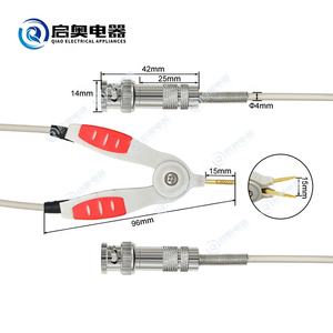 Alta Qualidade QIAO Kelvin Jacaré Clips com 4 Cobre Teste BNC Leads para o Uso do Medidor LCR - Product Image 5