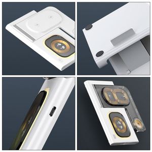 2025 Wireless Cell Phone Charger Multi Function Foldable Magnetic Plastic Mobile Charger Holder for Home - Product Image 5