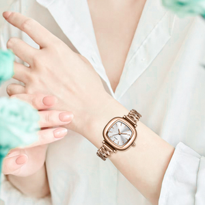 Orologio <span class=keywords><strong>da</strong></span> <span class=keywords><strong>Donna</strong></span> <span class=keywords><strong>di</strong></span> Lusso in Oro Rosa, Collezione <span class=keywords><strong>di</strong></span> Marca alla Moda, Design Classico, Orologio Economico per Donne - Product Image 4