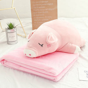 <span class=keywords><strong>Precio</strong></span> barato dibujos animados lindo perro marrón aire acondicionado almohada <span class=keywords><strong>de</strong></span> peluche 3-en-1 manta <span class=keywords><strong>de</strong></span> Primavera Verano edredón fresco - Product Image 4