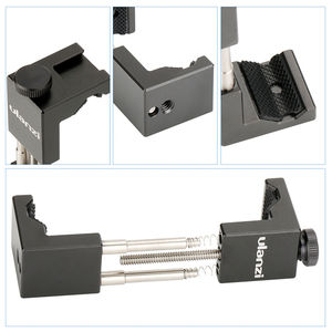 <span class=keywords><strong>Ulanzi</strong></span>-abrazadera de teléfono para fotografía, <span class=keywords><strong>ST</strong></span>-02, montaje de trípode con 1/4 de zapata fría para Vlog Video - Product Image 6