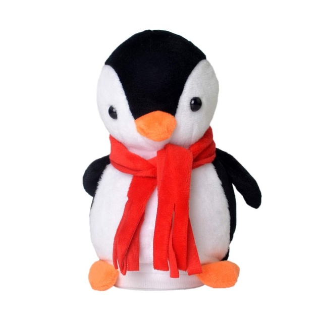 OEM Linkbrand LK Model Repeat What You Say Funny Kids Stuffed Talking Penguin Plush Toy Battery Operated CE Certified All Ages