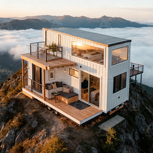 Petites maisons en conteneur de 20 pieds prêtes à être expédiées-Conceptions de maisons à structure flexible pour bureaux de jardin, ajouts de chambre à coucher - Product Image 3