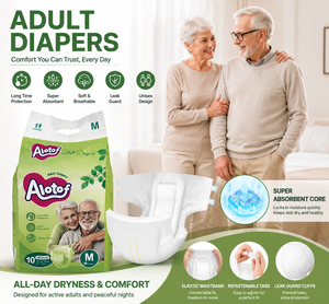ERA ALOTOF Couches pour adultes <span class=keywords><strong>ABDL</strong></span> de haute qualité, à absorption rapide, épaisseur personnalisée, pour la maison et l'hôpital, usine grossiste de couches <span class=keywords><strong>ABDL</strong></span> - Product Image 1