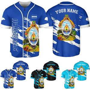 Kaus bisbol Negara Honduras personalisasi kaus Jersey kustom Hombres Negara Honduras Camisa De Honduras - Product Image 2
