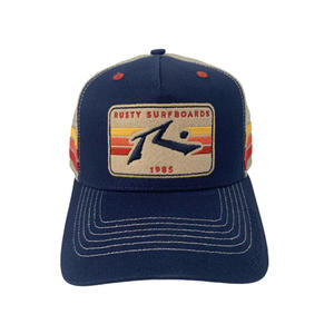 Cappelli di Qualità Country, Berretti Casual da Uomo, Gorras All'Ingrosso, <span class=keywords><strong>Cappello</strong></span> Bicolore a 5 Pannelli con Ricamo a Righe, <span class=keywords><strong>Cappello</strong></span> Trucker - Product Image 2