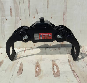 ตัวหนีบไม้ป่าไม้แบบหมุนได้ระบบไฮดรอลิกสำหรับรถขุด - Product Image 5