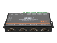 Convertidor Industrial HF5142B de 4 Puertos Seriales, Convierte RJ45 RS232/485/422 a Ethernet, Controlador, Servidor Serial RTOS Gratuito