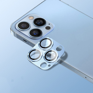 ฟิล์มกันรอยหน้าจอเลนส์สำหรับ iPhone 14 PLUS 12 11 PRO MAX 12มินิ3D โลหะครอบเต็มกรอบป้องกันกระจกเทมเปอร์ - Product Image 6