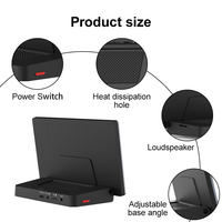 Maustor Date 7 pouces IPS Écran Tactile Portable Lecteur dvd De Voiture Sans Fil Carplay Android Auto avec BT/FM/TF Carte Fonction
