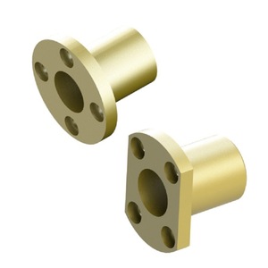 Buje de bronce Misumi tipo brida, diámetro interior de 100 mm, precisión P5, montaje por presión, para uso en plantas de fabricación - Product Image 3