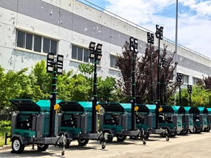 เสาไฟเคลื่อนที่ได้รับการรับรองมาตรฐาน CE ISO EPA 4F พร้อมเครื่องกำเนิดไฟฟ้าแบบเงียบ 7kw 10kw 15kw 20kw  ประสิทธิภาพสูงสำหรับไฟส่องสว่างภายนอกอาคาร - Product Image 5