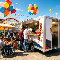 Mobiler Imbisswagen für den Außenbereich: Verkaufswagen für Brathähnchen, Pasta und Hamburger – Kommerzieller Food Truck zum Verkauf in China