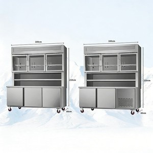 Réfrigérateur de présentation de viande commercial à haute efficacité, <span class=keywords><strong>boucherie</strong></span> et congélateur pour usage professionnel - Product Image 5