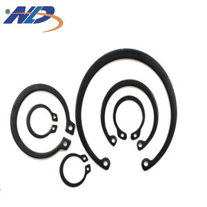 NLD alta calidad DIN471 DIN472 negro óxido negro fosfatado <span class=keywords><strong>E</strong></span> <span class=keywords><strong>Clip</strong></span> anillo de retención para orificios para ejes - Product Image 3