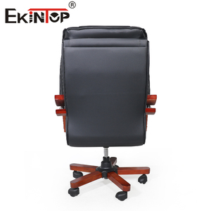Silla de Oficina Ejecutiva Giratoria de Cuero de Lujo Sinonis, Silla Ergonómica de Respaldo Alto con Reposabrazos Acolchados para Muebles de Oficina - Product Image 6